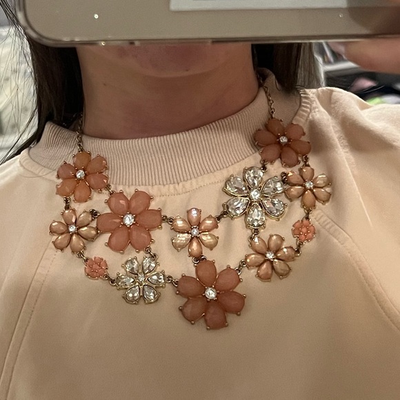 Pink Floral Necklace - Picture 2 of 2
